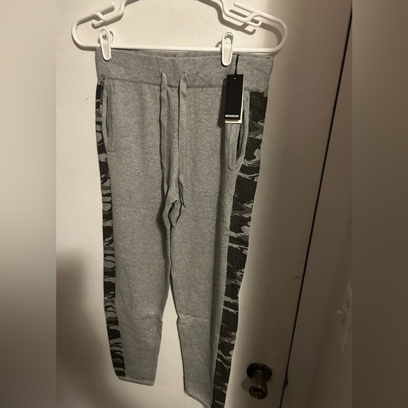 Monrow heather gray sweats - Picture 1 of 4